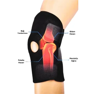 Diz Korsesi Çapraz Bağ Menisküs Ağrısı Için Dizlik Diz Bandajı Patella Dizlik