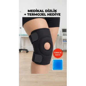 Dizlik Destekli Diz Korsesi Menisküs Koruyucu Termojel Hediyeli