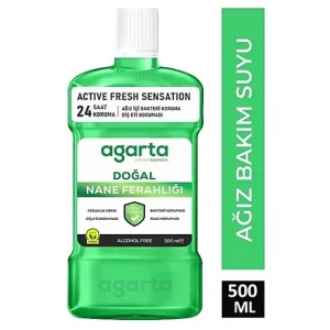 Doğal Ağız Bakım Suyu 500 ml Nane Özlü