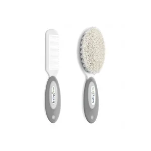  Doğal Kıl Fırça Tarak Seti 519 Gri