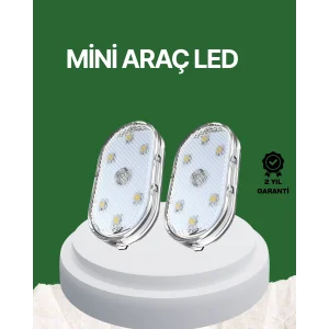 Dokunmatik Sensörlü Şarjlı Araç İçi Ambiyans Aydınlatma