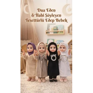 Dua Eden Tesettürlü Oyuncak Bebek İlahi Söyleyen Ramazan