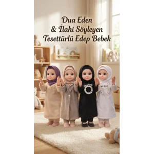 Dua Eden Tesettürlü Ramazan Bebeği - İlahi Söyleyen Oyuncak
