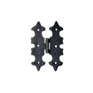 Eco Lounge Antika Tarz Dekoratif Pirinç Lale Menteşe - 104x77 mm, Oksit