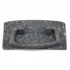 Eco Lounge Antika Tarz Dekoratif Pirinç Otantik Dövme Kapı Kulbu - 45x90 mm, Oksit