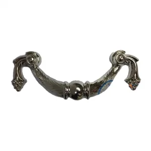 Eco Lounge Dekoratif Zamak Üzümlü Kulp - 64mm, Nikel, 100 Adet