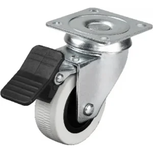 Eco Lounge Hts 334 - 50x20 mm Çift Bilyalı Tablalı Frenli Teker 4 Adet