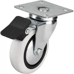 Eco Lounge Hts 353 - 75x25 mm PVC Makaralı Tablalı Frenli Teker 4 Adet