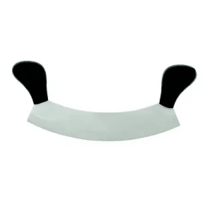 Eco Lounge Ündeğerli Bursa Paslanmaz Çift Saplı Pizza Satır, Zırh Bıçağı 25 cm