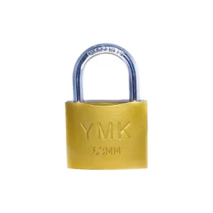 Eco Lounge YMK Eko Sarı Boyalı Kısa Kancalı Asma Kilit 50mm