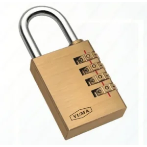 Eco Lounge Yuma Pirinç Şifreli Asma Kilit - 3 Basamaklı 30mm