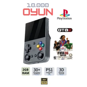 El Atarisi 3.5 Hd Ekran Gamepad Nostalji Oyun Atari PSP/PS1/Fıfa Gta Mario 10.000 Games Oyun Konsolu