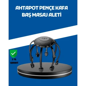 Elektrikli Saç Derisi Masaj Aleti Çok Noktalı 8 Kollu Titreşimli Masaj