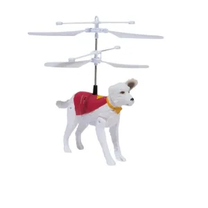 Elle Uçurulan Superman Köpek Figür