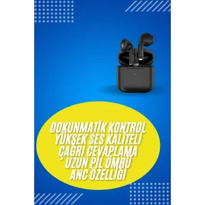 En Çok Tercih Edilen Bluetooth Kulaklık Mikrofonlu Silikonsuz Dokunmatik Kontrol