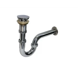 Ennalbur Krom Lavabo Sifonu Stoplu Pop-Up 32 mm