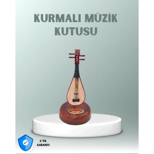 Enstrüman Figürlü Melodi Çalan Dekoratif Müzik Kutusu