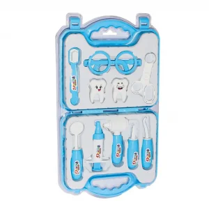 ERN-2040 Çantalı Mavi Dişçi Seti -Heroes Toys