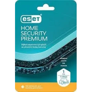 ESET HOME SECURITY PREMIUM Türkçe 1 Kullanıcı 1 Yıl Box