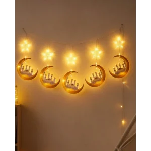 Ev İçi Ramazan LED Aydınlatma Saçağı 3 Metre Şık Tasarım