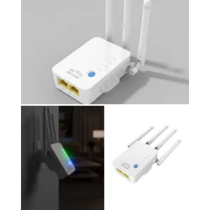 Ev ve Ofis İçin WiFi Güçlendirici WPS Düğmeli Güvenli Tekrarlayıcı