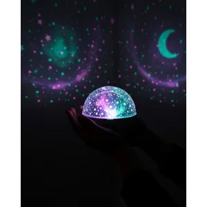 Fişli Yıldız Projektör Lamba Hoparlörlü Gece Işığı