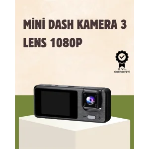 Full HD 3 Kanallı Araç Kamerası – Akıllı Çözümlerle Sürüş