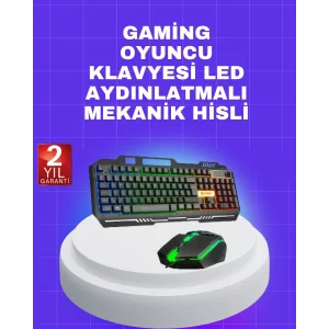 Gaming Klavye Mouse – Çatışmasız Tuş, Hızlı Tepki Süresi