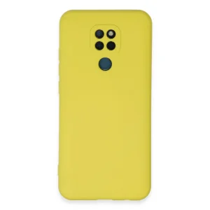 General Mobile Gm 20 Kılıf Nano İçi Kadife Silikon - Sarı