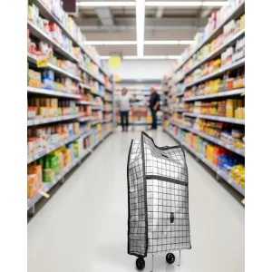 Geniş Hacimli Tekerlekli Pazar Çantası Dayanıklı ve Ergonomik