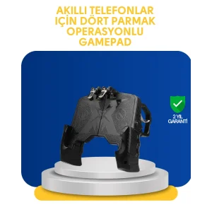 Gerçekçi Oyun Deneyimi Sunan Dört Parmak Mobil Gamepad