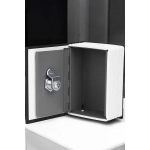Gizli Kasa Kitap Görünümlü Anahtarlı Çelik Mini Kasa