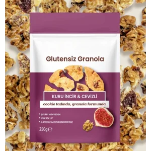 Glutensiz Granola Kuru İncir ve Cevizli 250 Gr