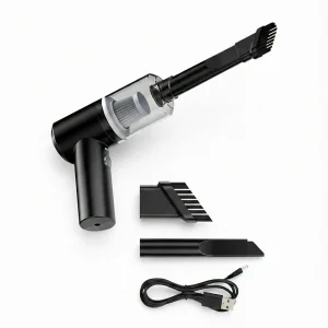 Güçlü Portatif Vakumlu Kablosuz Üflemeli Mini Araç Süpürgesi