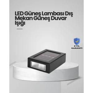 Güneş Enerjili LED Duvar Aydınlatması