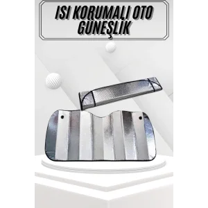 Güneşlik Koruyucu Perde Metalize Oto Araç Araba Güneşliği Ön Cam Güneşliği