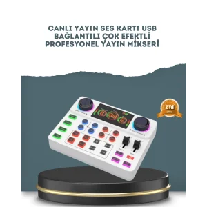 Gürültü Engelleme Özellikli Canlı Yayın Ses Kartı