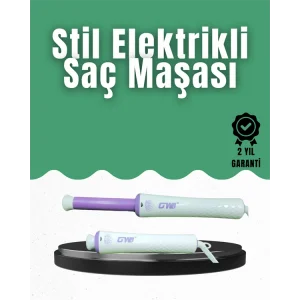 GW Taşınabilir Saç Maşası – 360° Döner Kablo, Negatif İyonlu Seramik Teknoloji