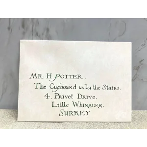 Harry Potter Davet Mektubu 10lu