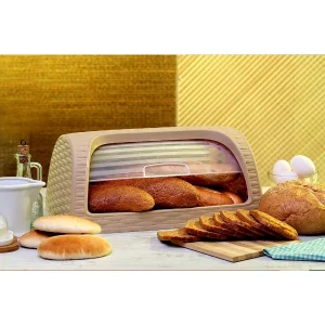 Hasır Desenli Ekmek Saklama Kutusu