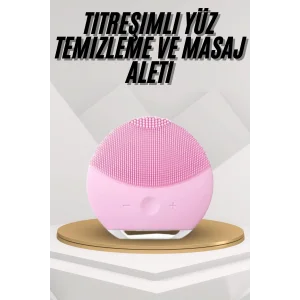 Hassas Ciltlere Özel Titreşimli Yüz Temizleme ve Masaj Aleti