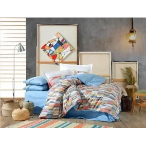 Hobby Kingsize Poplin Nevresim Mikado Hardal