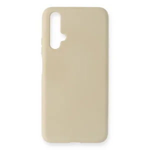 Huawei Honor 20 Kılıf Nano İçi Kadife Silikon - Kemik