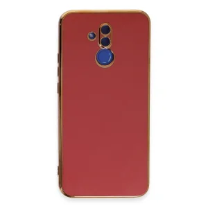 Huawei Mate 20 Lite Kılıf Volet Silikon - Kırmızı