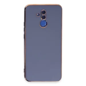 Huawei Mate 20 Lite Kılıf Volet Silikon - Mavi