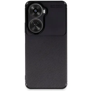 Huawei Nova 12 Se Kılıf Auto Focus Karbon Kapak - Siyah