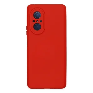Huawei Nova 9 Se Kılıf Nano İçi Kadife Silikon - Kırmızı