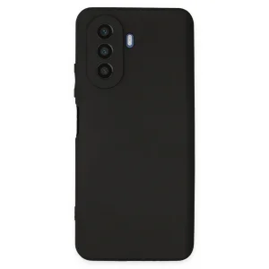 Huawei Nova Y70 Kılıf First Silikon - Siyah