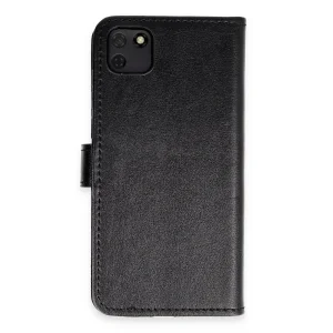 Huawei Y5p Kılıf Trend S Plus Kapaklı Kılıf - Siyah