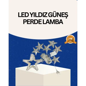 İç Mekan Uyumlu Yıldız Peri Led Perde 3x3 Metre